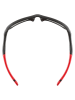 Uvex Okulary przeciwsłoneczne "Sportstyle 507" w kolorze czarno-czerwonym