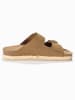 BAYTON Leren slippers "Atlas" lichtbruin
