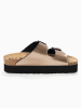 BAYTON Slippers "Japet" goudkleurig