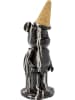 Kare Dekofigur "Gelato Bear" in Schwarz - (B)16 x (H)39,5 x (T)14,5 cm