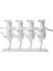 Kare Figurka dekoracyjna "Dancing Cows" w kolorze białym - 23 x 39,5 x 7 cm