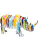 Kare Dekofigur "Rhino" in Bunt - (B)55 x (H)26 x (T)17 cm