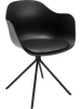 Kare Bureaustoel "Bel Air" zwart - (B)52,2 x (H)77,5 x (D)58 cm
