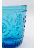 Kare 6er-Set: Wasserglas "Greece" in Blau - (H)10 x Ø 8,5 cm