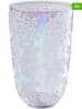 Kare 6er-Set: Wassergläser "Ice Flowers" in Bunt - (H)14 x Ø 8 cm