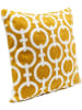 Kare Kussen "Caten" geel - (L)50 x (B)50 cm