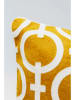 Kare Kussen "Caten" geel - (L)50 x (B)50 cm