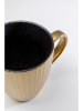 Kare Koffiekop "Diva" goudkleurig - (H)10,5 x Ø 9,5 cm