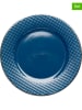 Kare 4er-Set: Frühstücksteller "Muse" in Blau - Ø 20 cm
