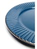 Kare 4-delige set: ontbijtborden "Muse" blauw - Ø 20 cm
