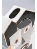 Kare Vaas "Abstract Gentleman" zwart/grijs - (B)25 x (H)42,5 x (D)9 cm