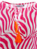 Zwillingsherz Kleid "Zebra Dreams" in Pink/ Weiß