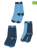 finkid 3-delige set: sokken "Sukat Kolme" blauw