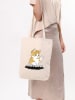 BAGmori Schultertasche in Creme - (B)35 x (H)40 x (T)8 cm