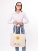 Lucky Bees Shopper crème - (B)47 x (H)36 x (D)8 cm