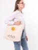 Lucky Bees Shopper in Creme - (B)47 x (H)36 x (T)8 cm