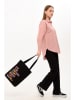 MORI Schultertasche in Schwarz - (B)35 x (H)40 x (T)8 cm
