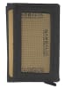 MORI Leren portemonnee zwart - (B)9 x (H)6 x (D)2 cm