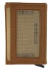MORI Leren portemonnee lichtbruin - (B)9 x (H)6 x (D)2 cm