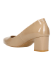 Wojas Leren pumps beige