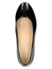 Wojas Leder-Ballerinas in Schwarz