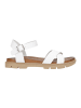 Wojas Leder-Sandalen in Weiß