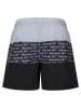 Reebok Badeshorts "Albie" in Grau/ Schwarz