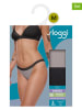 Sloggi 2er-Set: Slips in Schwarz/ Grau