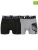 CR7 2-delige set: boxershorts zwart/grijs