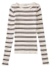 Marc O'Polo Junior Longsleeve crème/bruin