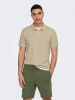 ONLY & SONS Koszulka polo w kolorze beżowym