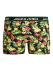 JACK & JONES Junior 3er-Set: Boxershorts "Pink Flowers" in Bunt/ Schwarz