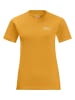 Jack Wolfskin Koszulka "Essential" w kolorze żółtym