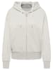 Mustang Sweatjacke in Hellgrau