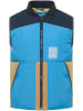 Mustang Doorgestikte bodywarmer lichtblauw