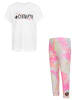 Converse 2-delige outfit geel/roze/groen