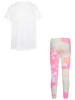 Converse 2-delige outfit geel/roze/groen