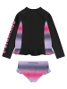 Converse 2-delige zwemoutfit zwart/paars