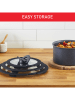 Tefal 3er-Set: Glasdeckel "Ingenio" in Schwarz
