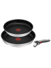 Tefal 3tlg. Edelstahl-Pfannen-Set "Ingenio