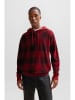 Hugo Boss Fashion Hoodie in Bordeaux
