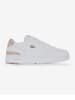 Lacoste Leder-Sneakers in Weiß/ Rosa
