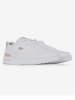 Lacoste Leder-Sneakers in Weiß/ Rosa
