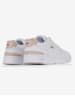 Lacoste Leder-Sneakers in Weiß/ Rosa