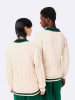Lacoste Sweter w kolorze beżowo-granatowo-zielonym
