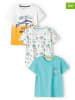 Minoti 3-delige set: shirts turquoise/wit