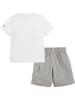 Converse 2tlg. Outfit in Weiß/ Grau