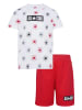 Converse 2-delige outfit rood/wit