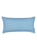 Hip Flanell-Kissenbezug "Hip" in Blau - (L)80 x (B)40 cm