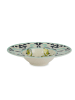 Trendy Kitchen by EXCÉLSA 6er-Set: Pastateller "Amalfi" in Hellblau/ Schwarz - Ø 28 cm